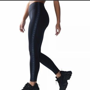 Savage X Fenty Midnight Black Logo Leggings